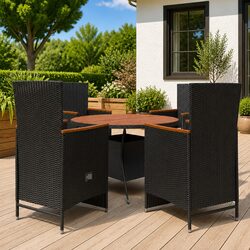Practical 5-Piece Dining Set for Outdoor Use