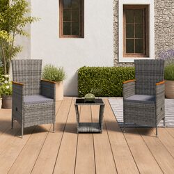 Functional 3-Piece Outdoor Lounge Set for Any Space
