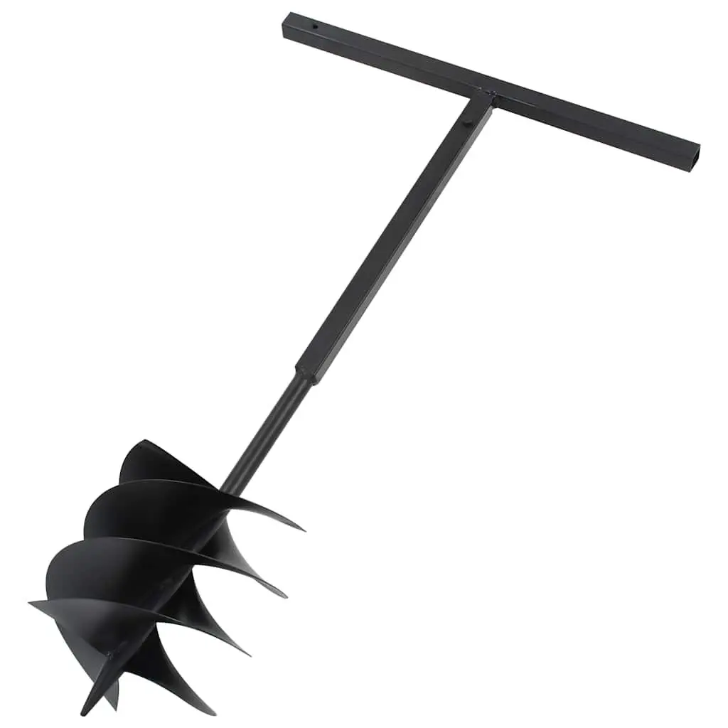 Ground Drill Steel 250mm with Handle and 4m Extension Tubes for Soil Aeration