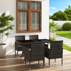 5 Piece Outdoor Furniture Dining Set for Comfort