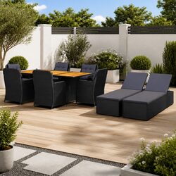 Practical 9-Piece Outdoor Furniture Set for Any Patio