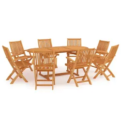 Durable 9 Piece Garden Dining Set for Any Space