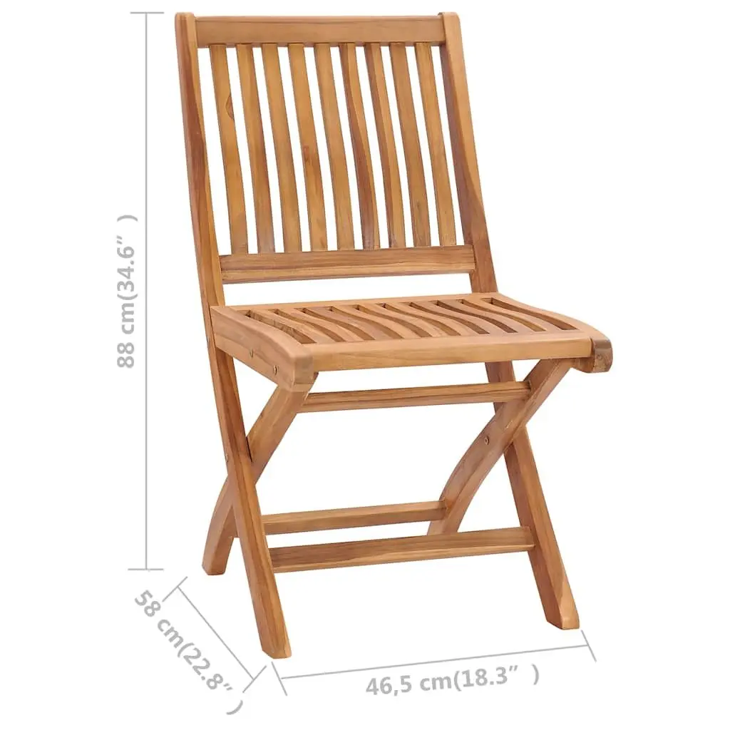 7 Piece Garden Dining Set Solid Teak Wood Table and Chairs Outdoor Furniture Brown
