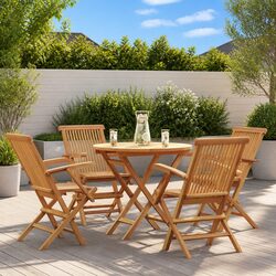 Perfect 5 Piece Dining Set for Patio & Garden Use
