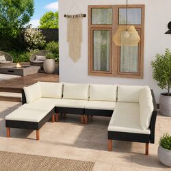 Ideal 8-Piece Lounge Set for Any Outdoor Setting