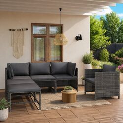 Versatile 6 Piece Garden Lounge Set for Any Outdoor Setting