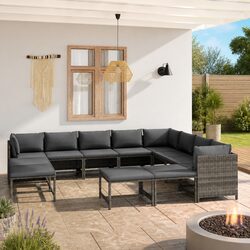 Perfect for Patios: 12-Piece Garden Lounge Set