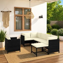 Practical 7-Piece Lounge Set for Outdoor Living