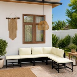 Practical Poly Rattan Lounge Set for Your Outdoor Needs