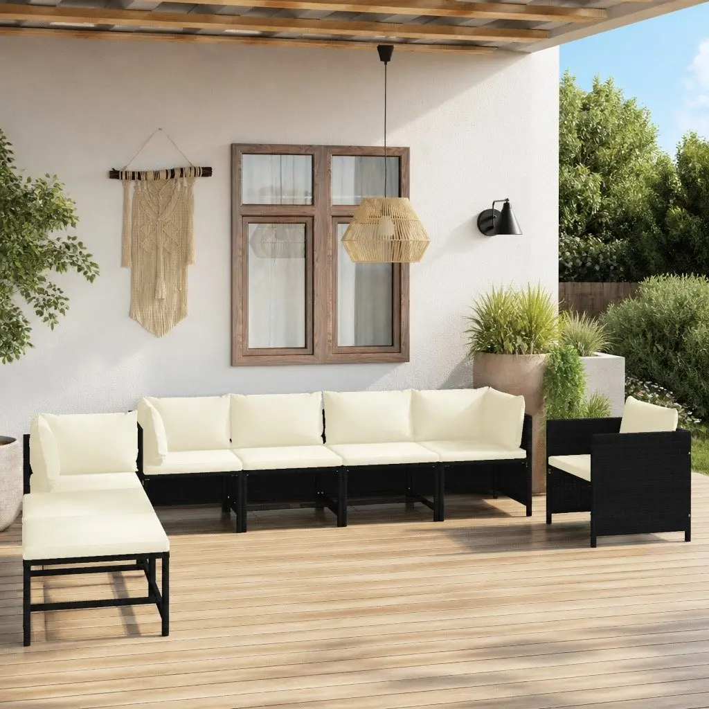 8 Piece Garden Lounge Set for Outdoor Use