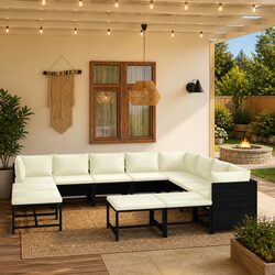 Versatile 12 Piece Lounge Set for Outdoor Use
