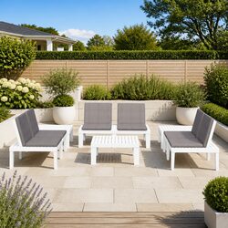 Practical 6 Piece Lounge Set for Outdoor Gatherings