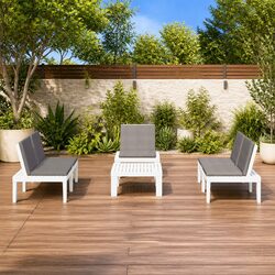 4 Piece Outdoor Lounge Set for Gardens and Patios