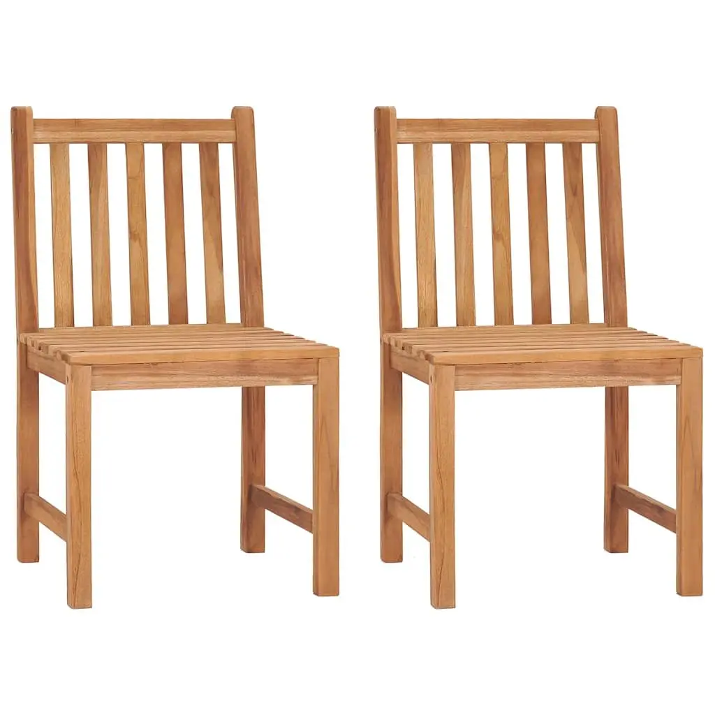 3 Piece Garden Dining Set Solid Teak Wood 80x80 cm Brown Outdoor Furniture Patio Table