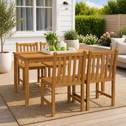 Ideal 5 Piece Garden Dining Set for Outdoor Gatherings