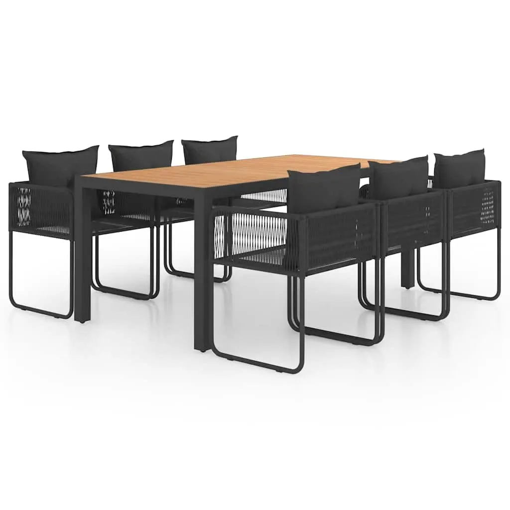 7-Piece Garden Dining Set for Outdoor Use