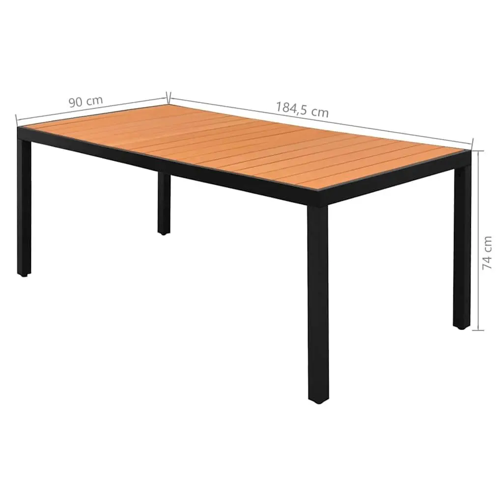 7-Piece Garden Dining Set for Outdoor Use