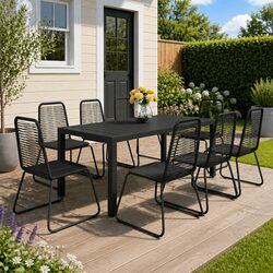 Practical 9 Piece Outdoor Dining Set for Your Garden