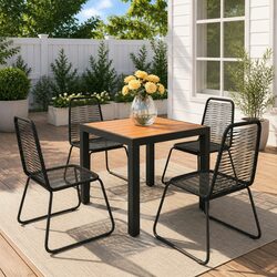 Versatile 5 Piece Dining Set for Outdoor Gatherings