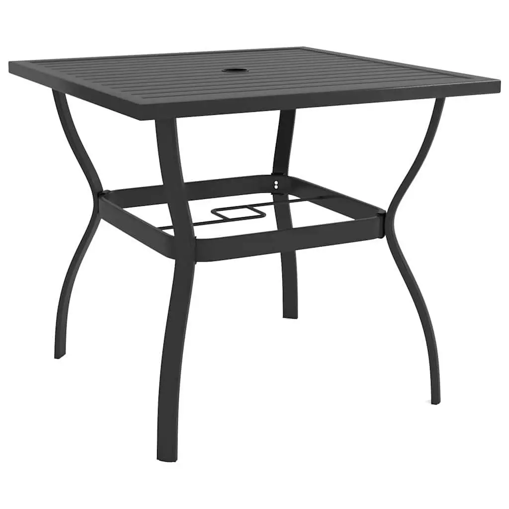 3 Piece Garden Dining Set Grey Textilene Chairs Powder Coated Steel Frame Outdoor Furniture