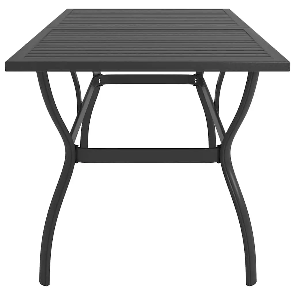 7 Piece Outdoor Garden Dining Set Steel Textilene Chairs Table Patio Furniture
