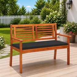 Versatile Garden Bench for Outdoor Use with Cushion