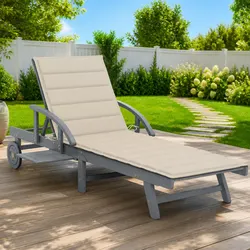 Versatile Wooden Lounger for Your Outdoor Lifestyle