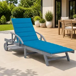 Practical Sun Lounger with Cushion for Your Outdoor Setup