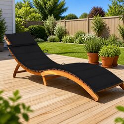 Practical Sun Lounger for Gardens, Patios, and Balconies