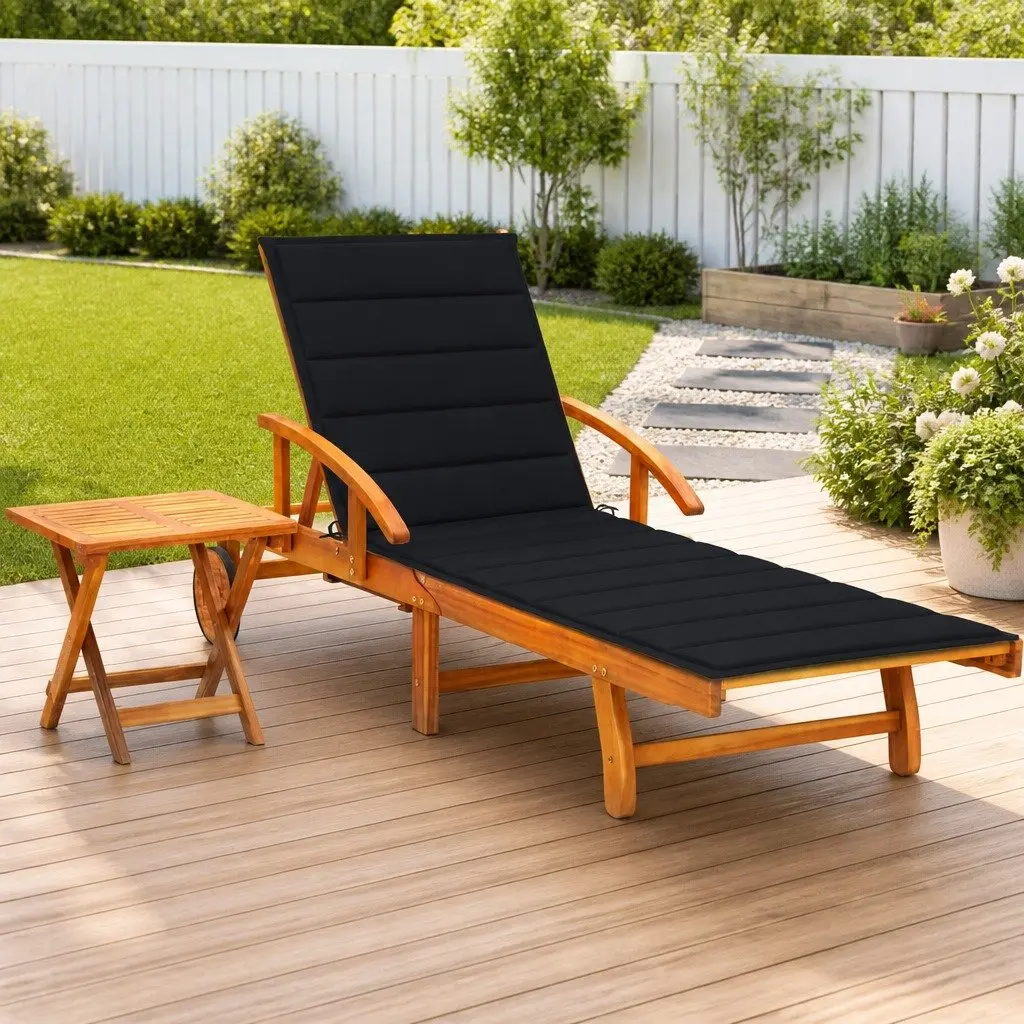 Sun Lounger for Relaxation and Convenience