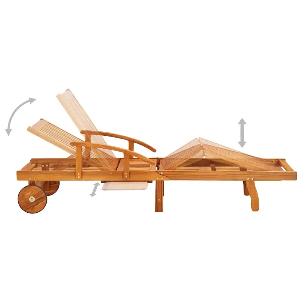 Sun Lounger for Relaxation and Convenience