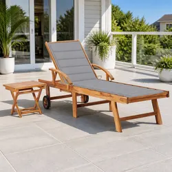 Versatile Sun Lounger for Gardens and Patios
