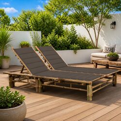 Perfect 2-Person Sun Lounger for Your Garden Setup
