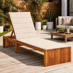 Practical Sun Lounger for Gardens and Patios
