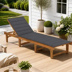 Versatile Wooden Sun Lounger for Your Garden Needs