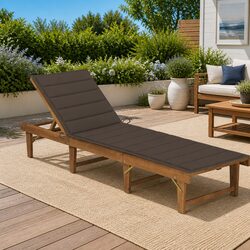 Ideal Wooden Sun Lounger for Your Outdoor Relaxation