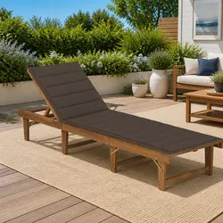 Ideal Wooden Sun Lounger for Your Outdoor Relaxation