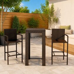 Practical 3 Piece Bar Set for Your Garden or Patio