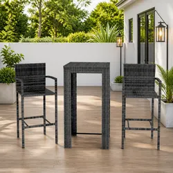 3-Piece Bar Set for Outdoor Gatherings