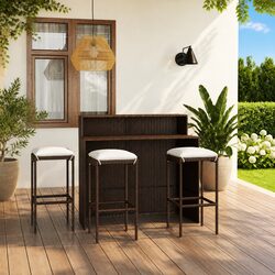 Versatile 4-Piece Bar Set for Any Outdoor Occasion