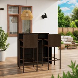 Ideal 3 Piece Garden Bar Set for Everyday Use