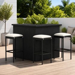 Versatile 4-Piece Outdoor Bar Set for Everyday Use