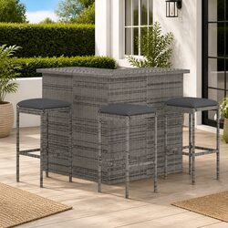 Versatile 4-Piece Bar Set for Your Outdoor Relaxation