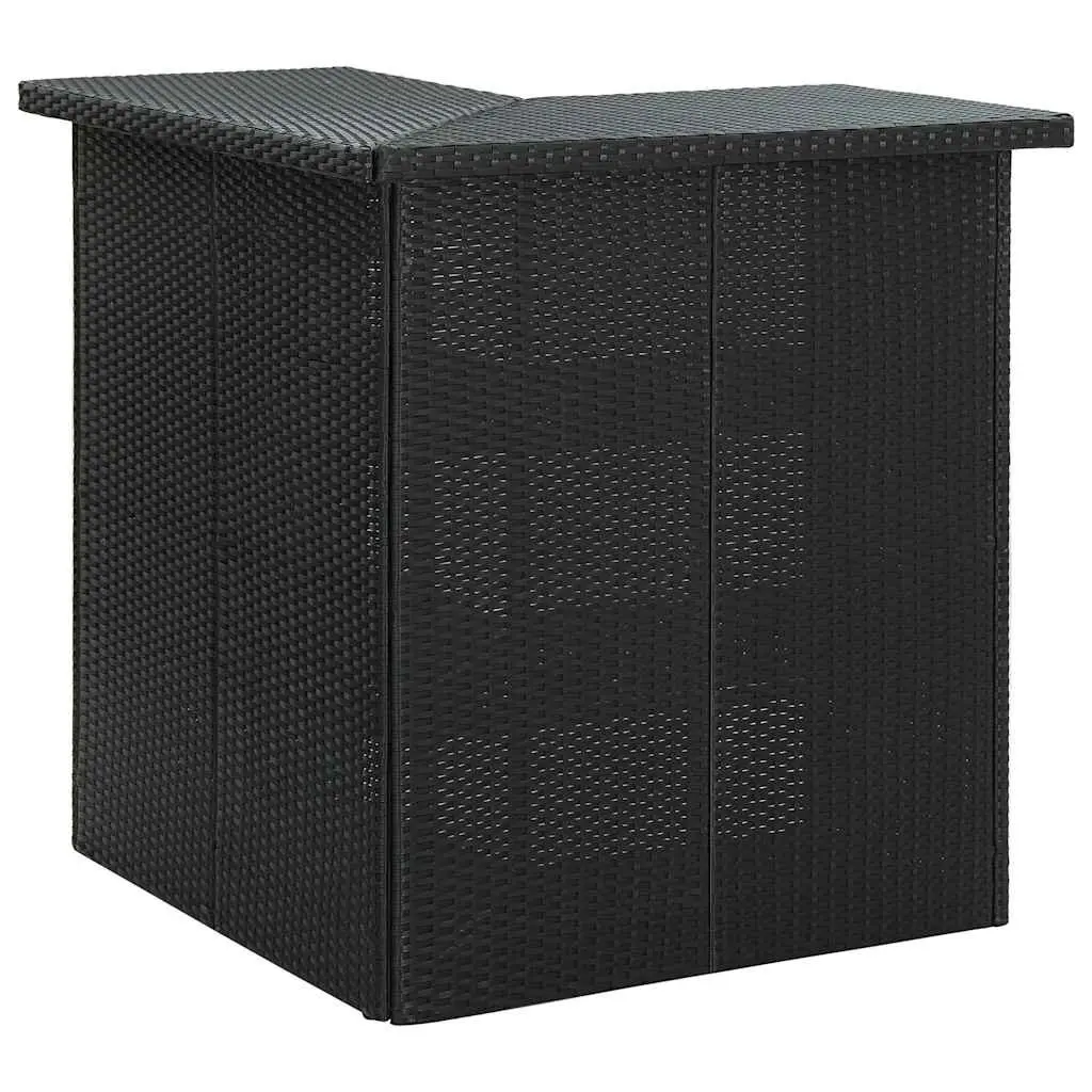Outdoor Patio Furniture Set 16 Pieces Lightweight Weather-resistant PE Rattan with Cushions Black