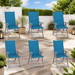 Versatile 6-Piece Outdoor Reclining Chair Set for Patios