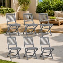 6 Acacia Wood Folding Chairs for Your Outdoor Dining