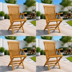Versatile 4pc Folding Chairs for Any Outdoor Setting