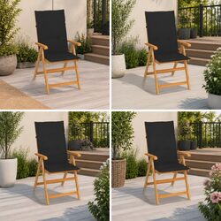Versatile 4-Piece Garden Chair Set for Outdoor Use