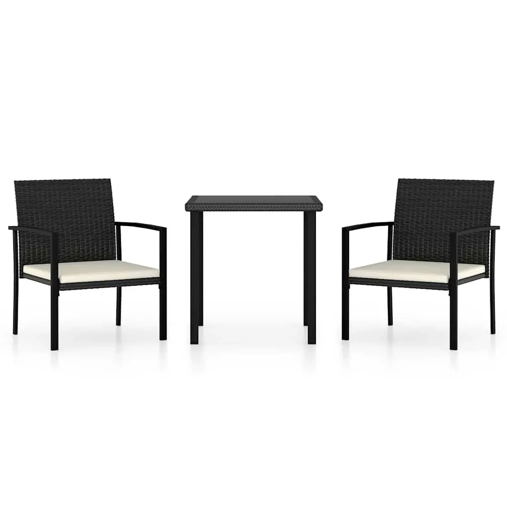 3 Piece Outdoor Dining Set with Cushions