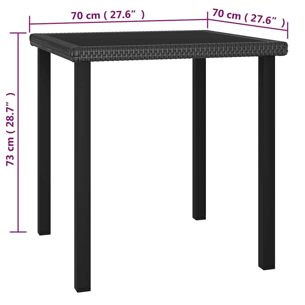 3 Piece Outdoor Dining Set with Cushions